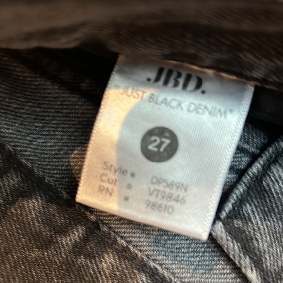 Just black denim cris cross jean - Picture 6 of 7